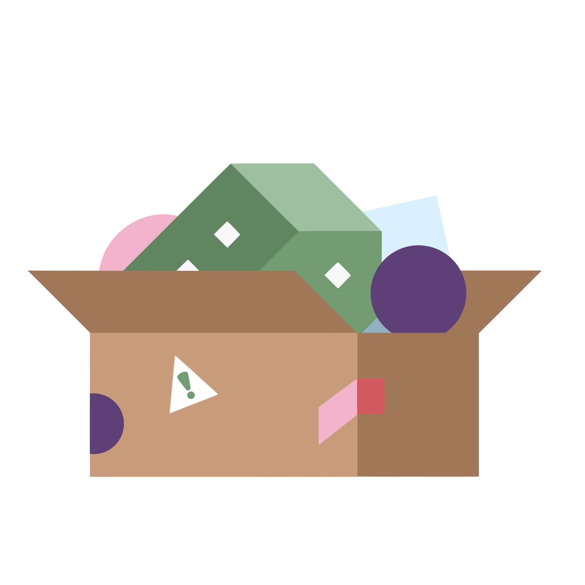 Moving box illustration